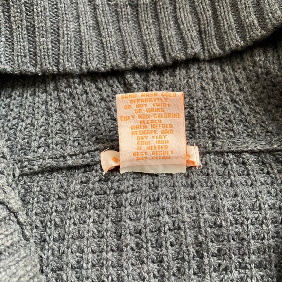 waffle knit cardigan with hood and pockets - Picture 5 of 5